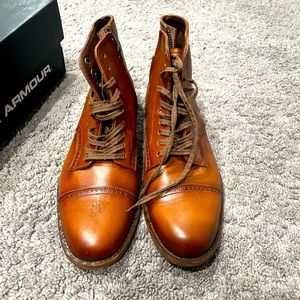 George Esquivel leather ankle boots handmade
